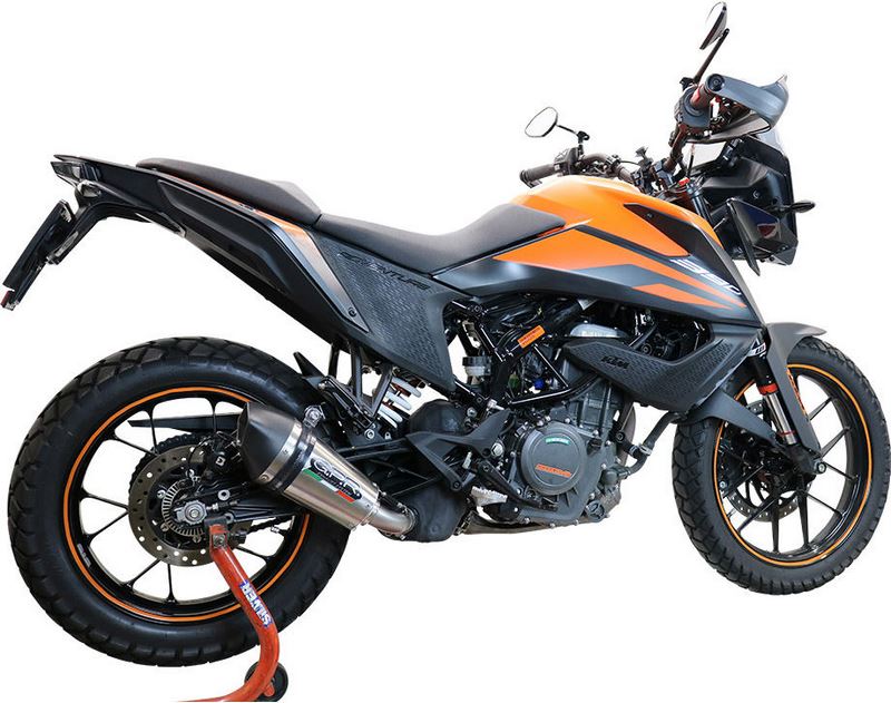 GPR Original For Ktm Adventure 390 2020 E4 Homologated Slip-On Exhaust Gp Evo4 Titanium | KT.99.GPAN.TO