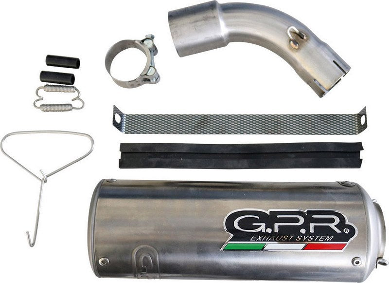 GPR Original For Ktm Adventure 390 2020 E4 Homologated Slip-On Exhaust M3 Inox  | KT.99.M3.INOX