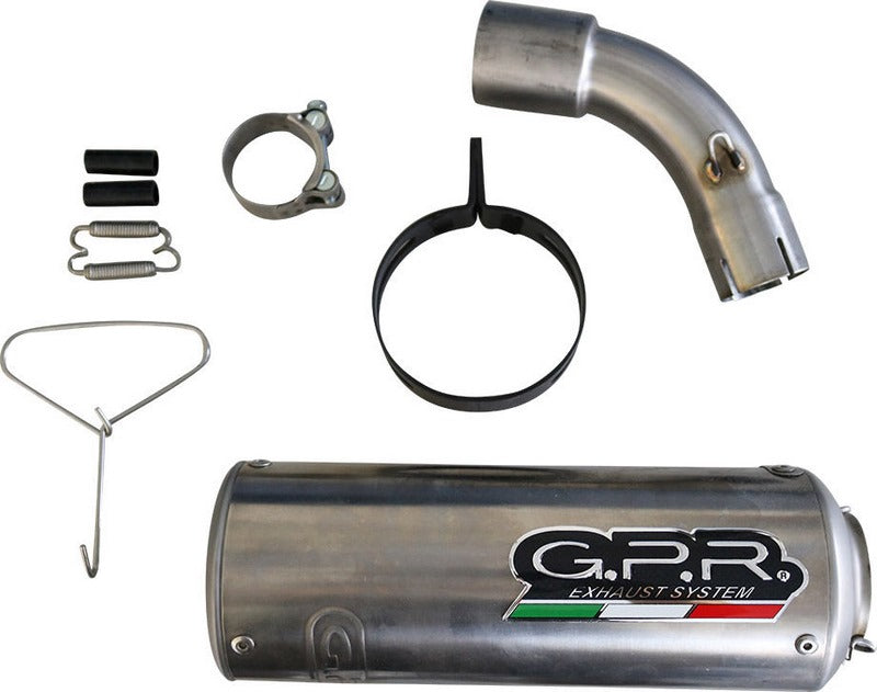 GPR Original For Ktm Adventure 390 2020 E4 Homologated Slip-On Exhaust M3 Titanium Natural  | KT.99.M3.TN