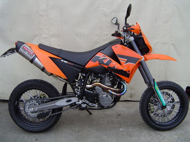 GPR Original For Ktm Lc4 640 2005/06 Pair Homologated Slip-On Exhaust Gpe Ann.Titanium | KTM.14.GPAN.TO
