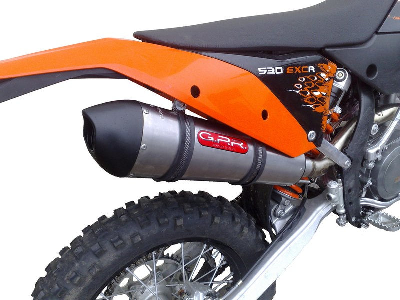 GPR Original For Ktm Excr 2007/11 Homologated Slip-On Exhaust Gpe Ann.Titanium | KTM.22.GPAN.TO