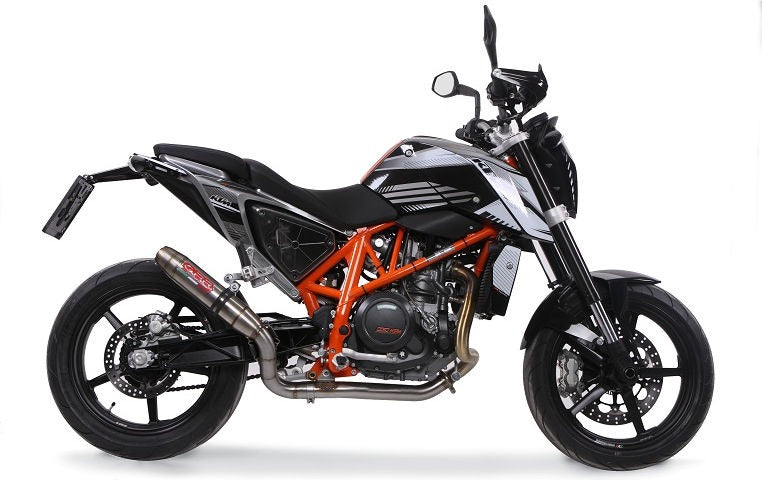 GPR Original For Ktm Duke 690 2017/20 E4 Homologated Slip-On Exhaust Deeptone Inox | KTM.52.E4.DE