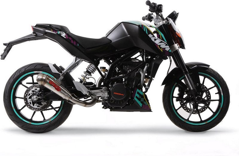 GPR Original For Ktm Duke 200 2012/16 E3 Homologated Slip-On Exhaust Catalized Powercone Evo | KTM.61.PCEV