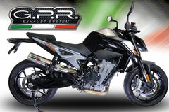 GPR Original For Ktm Duke 790 2017/20 E4 Racing Slip-On Exhaust M3 Titanium Natural  | KTM.94.RACE.M3.TN