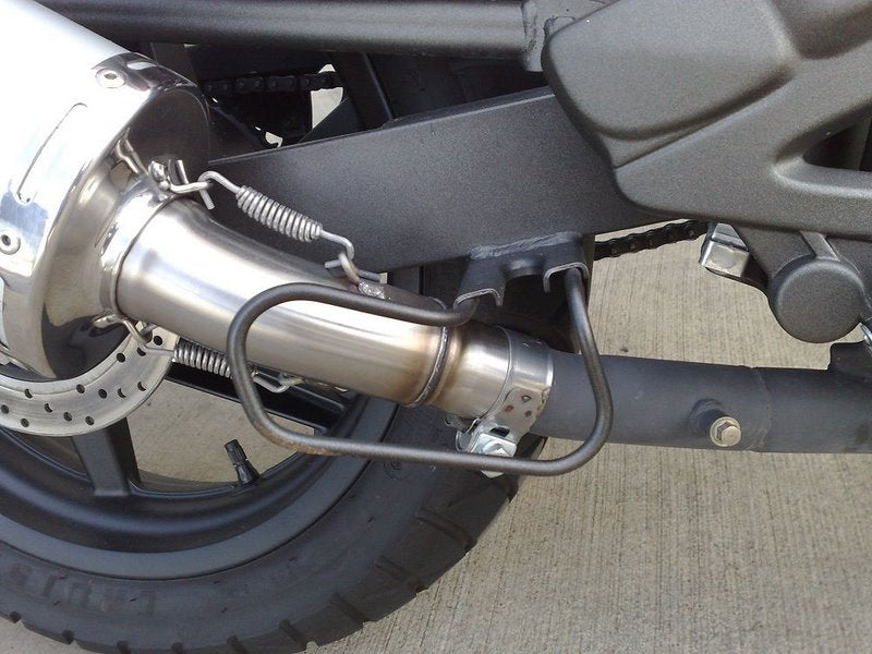 GPR Original For Kymco Quannon 125 2007/16 Homologated Slip-On Exhaust Satinox  | KY.1.SAT
