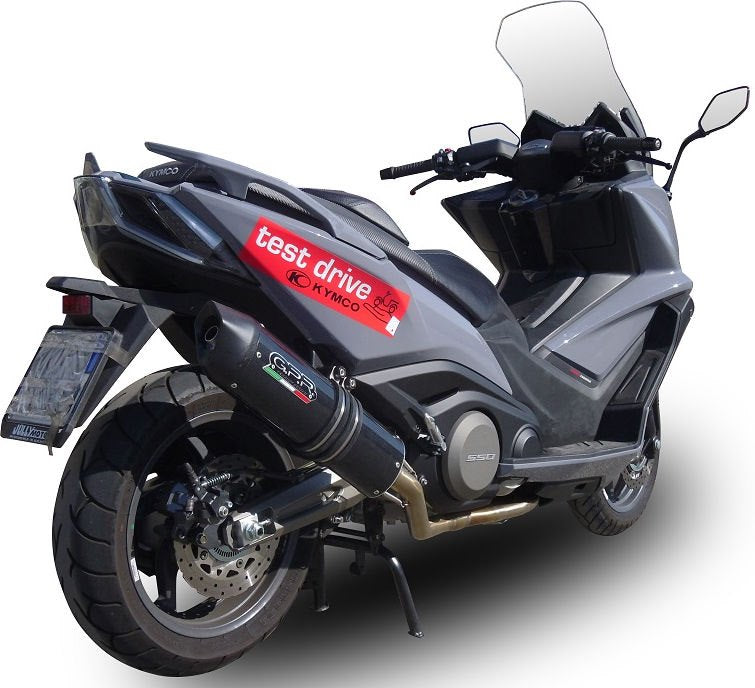 GPR Original For Kymco Ak 550 2017/20 E4 Racing Full System Furore Nero | KYM.7.RACE.FUNE