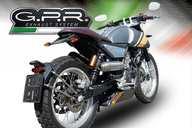GPR Original For F.B. Mondial Hps 125 > Apr 2018/20 E4 Racing Full Exhaust Deeptone Inox | MD.3.RACE.DE