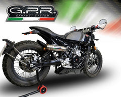GPR Original For F.B. Mondial Hps 300 2018/20 E4 Homologated Slip-On Exhaust Deeptone Inox | MD.4.DE