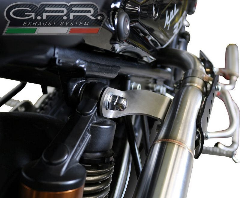 GPR Original For F.B. Mondial Hps 300 2018/20 E4 Homologated Slip-On Exhaust F205 | MD.4.DUP