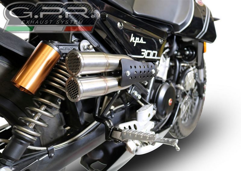 GPR Original For F.B. Mondial Hps 300 2018/20 E4 Homologated Slip-On Exhaust F205 | MD.4.DUP