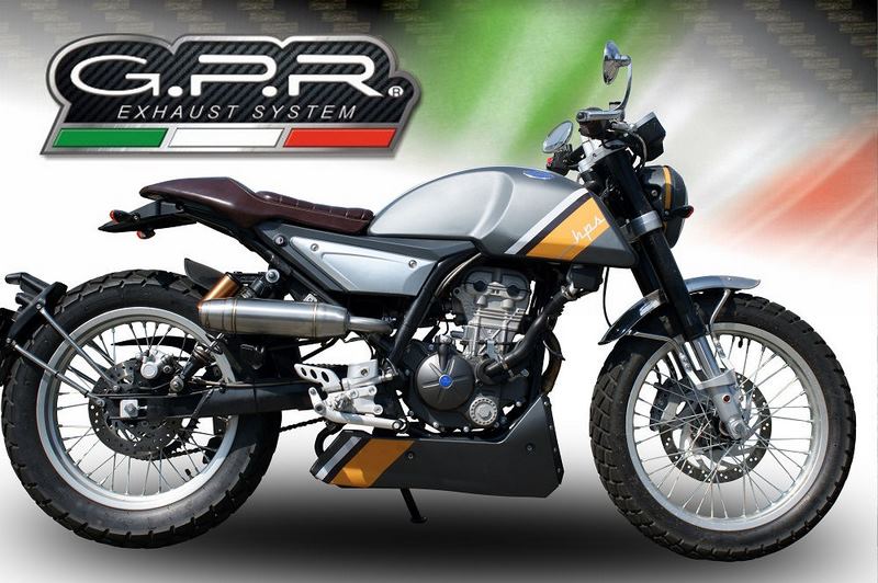 GPR Original For F.B. Mondial Sport Classic 125 - Pagani 1948 2019/20 E4 Racing Full Exhaust Deeptone Inox | MD.7.RACE.DE