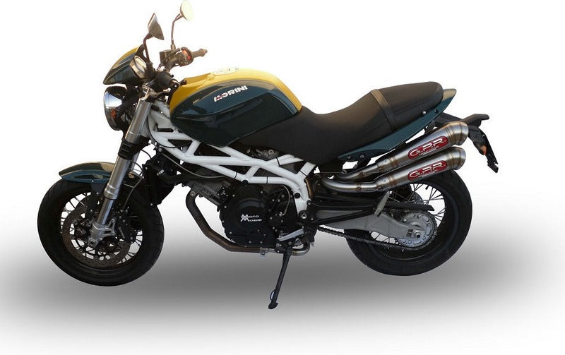 GPR Original For Moto Morini Sport 1200 2008/10 Pair Homologated Slip-On Exhaust Powercone Evo | MO.5.PCEV