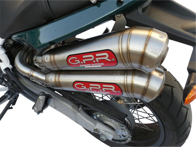 GPR Original For Moto Morini Sport 1200 2008/10 Pair Homologated Slip-On Exhaust Powercone Evo | MO.5.PCEV