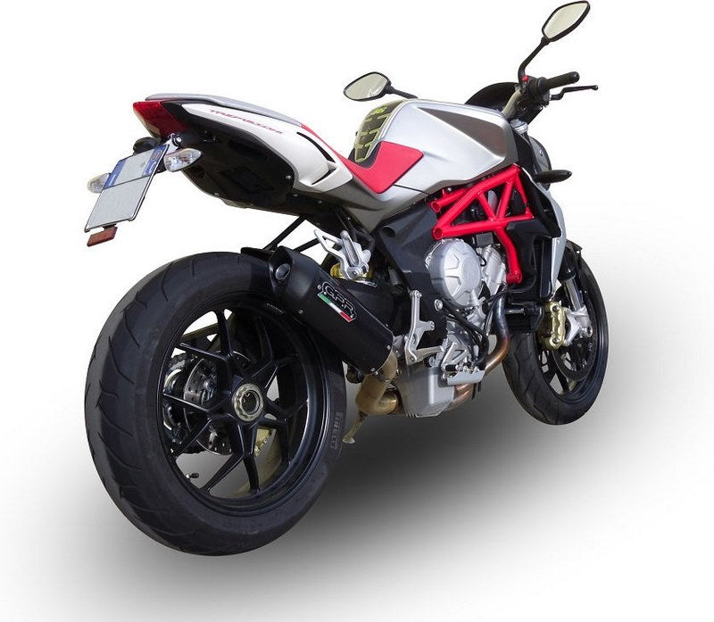 GPR Original For Mv Agusta F3 800 2013/16 E3 Homologated Slip-On Exhaust Catalized Gpe Ann.Poppy | MV.7.CAT.GPAN.PO