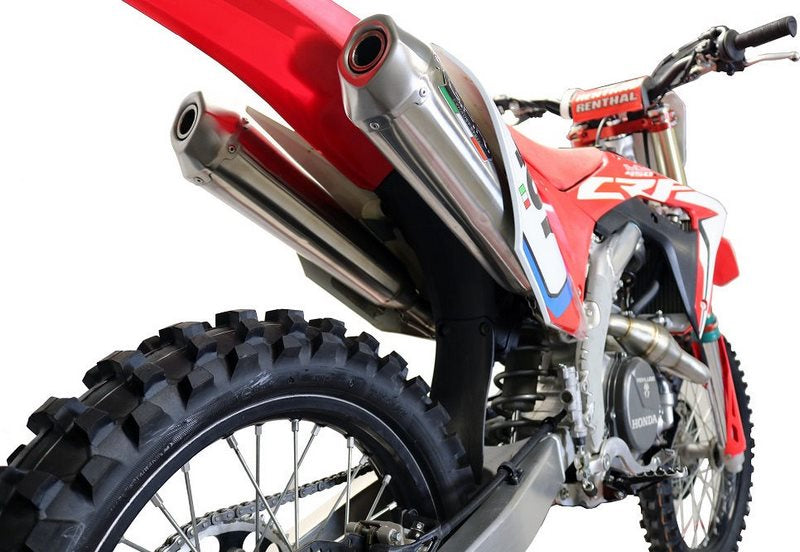 GPR Original For Honda Crf 450 R 2020 Mx Fim Competition Full Exhaust Pentacross Inox | PNT.MX.1.IO