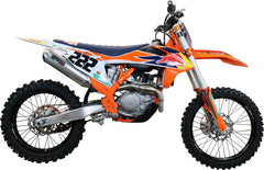 GPR Original For Ktm Sx-F 450 2020 Mx Fim Competition Full Exhaust Pentacross Inox | PNT.MX.5.IO