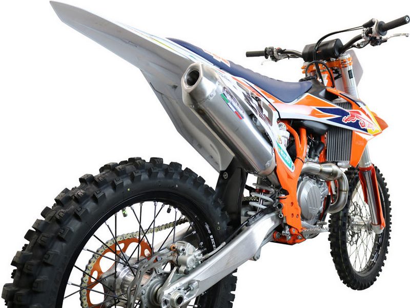 GPR Original For Ktm Sx-F 450 2020 Mx Fim Competition Full Exhaust Pentacross Inox | PNT.MX.5.IO