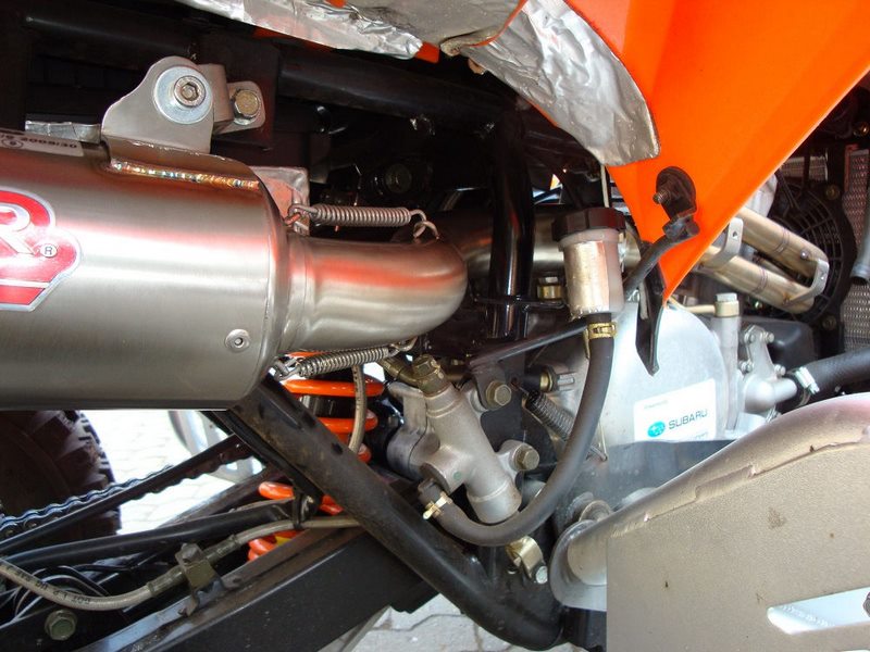 GPR Original For Adly 500 Hurricane S Homologated Slip-On Exhaust Deeptone Atv | QUSP.142.DEATV