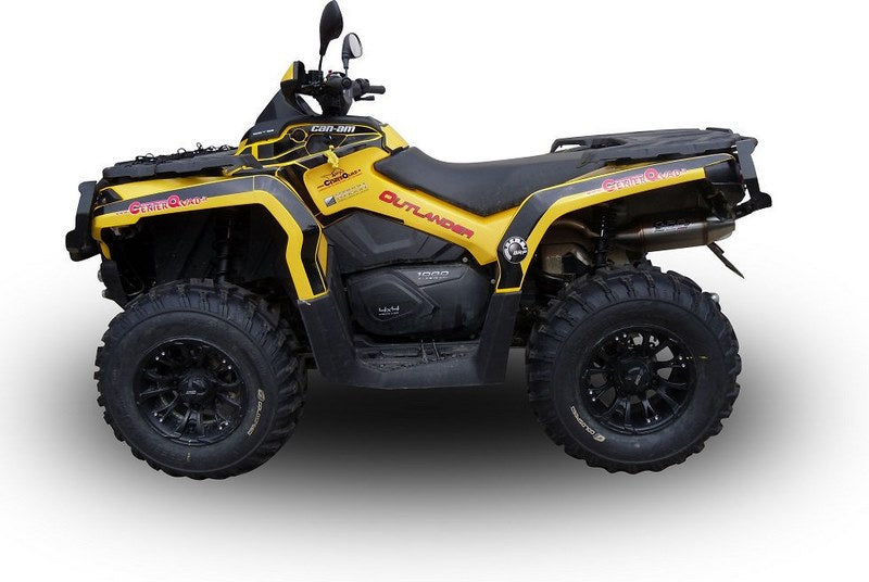 GPR Original For Can Am Outlander 1000 V-T (Short Chassis) Homologated Slip-On Exhaust Deeptone Atv | QUSP.160.DEATV