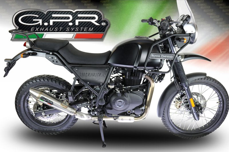 GPR Original For Royal E. Classic / Bullet Efi 500 2009/16 Homologated Slip-On Exhaust Catalized Vintacone | ROY.2.VIC