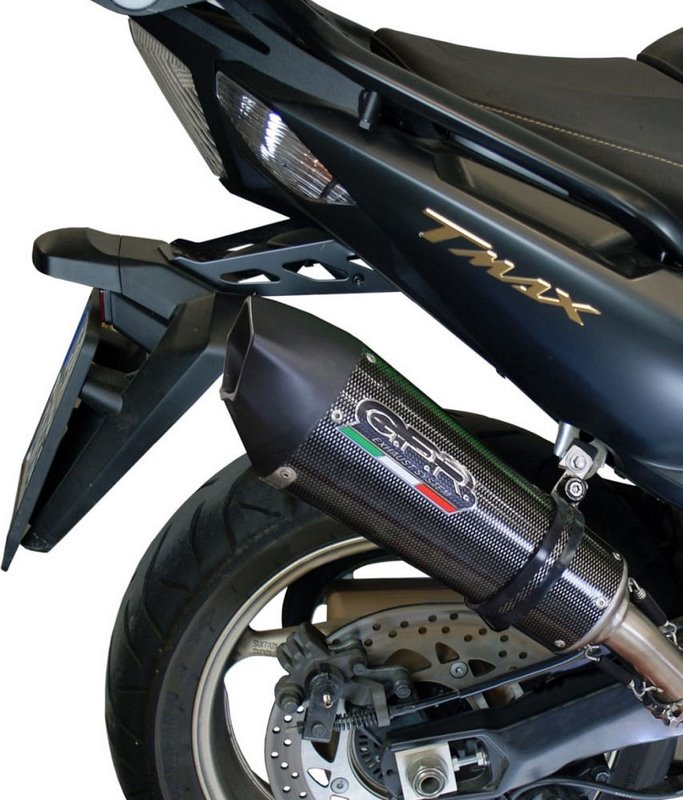 GPR Original For Yamaha T-Max 500 2001/11 Homologated Full Exhaust Catalized Gpe Ann.Poppy | SC.CAT.108.GPAN.PO