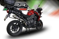 GPR Original For Triumph Tiger 1200 Explorer 2011/16 E3 Homologated Slip-On Exhaust Mx-Cone | T.91.MX-CONE