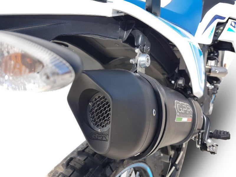 GPR Original For Um Motorcycles Dsr Sm - Ex 125 2018/20 E4 Homologated Slip-On Exhaust Catalized Furore Evo4 Nero | UM.2.CAT.FUNE