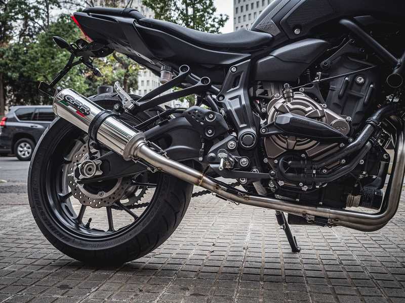 GPR Original For Yamaha Mt-07 2014/2016 E3 Racing Full Exhaust M3 Inox  | Y.176.RACE.M3.INOX