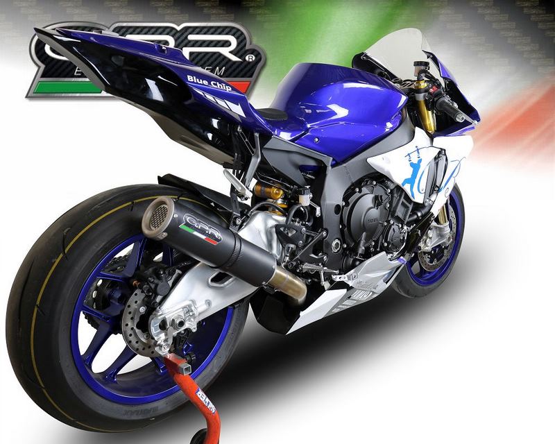 GPR Original For Yamaha Yzf R1/R1-M 2017/20 E4 Racing Slip-On Exhaust M3 Black Titanium  | Y.200.RACE.M3.BT
