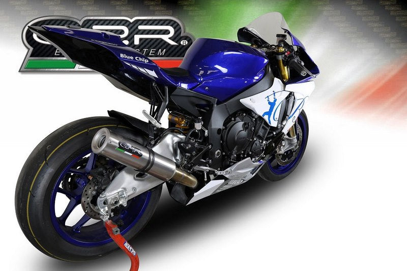 GPR Original For Yamaha Yzf R1/R1-M 2017/20 E4 Racing Slip-On Exhaust M3 Inox  | Y.200.RACE.M3.INOX