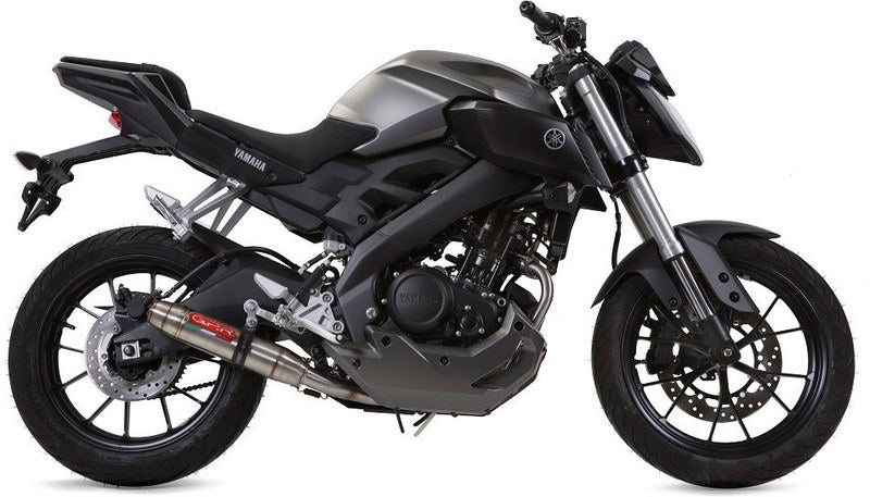 GPR Original For Yamaha Mt 125 2017/19 E4 Homologated Slip-On Exhaust Catalized Deeptone Inox | Y.205.CAT.DE