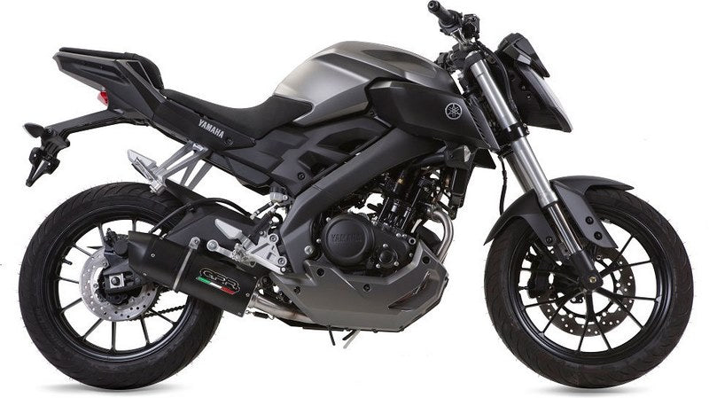 GPR Original For Yamaha Mt 125 2017/19 E4 Homologated Slip-On Exhaust Catalized Furore Evo4 Nero | Y.205.CAT.FUNE