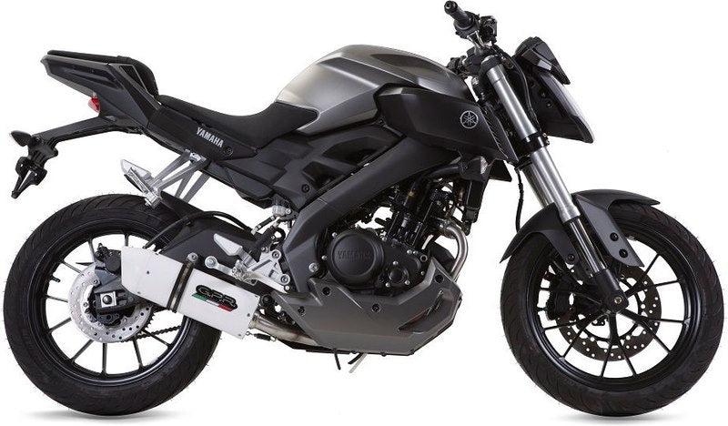 GPR Original For Yamaha Mt 125 2017/19 E4 Homologated Full Exhaust Catalized Albus Evo4 | Y.206.CAT.ALB