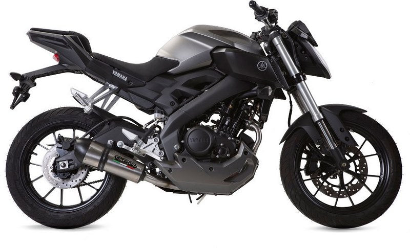GPR Original For Yamaha Mt 125 2017/19 E4 Homologated Full Exhaust Catalized Gp Evo4 Titanium | Y.206.CAT.GPAN.TO