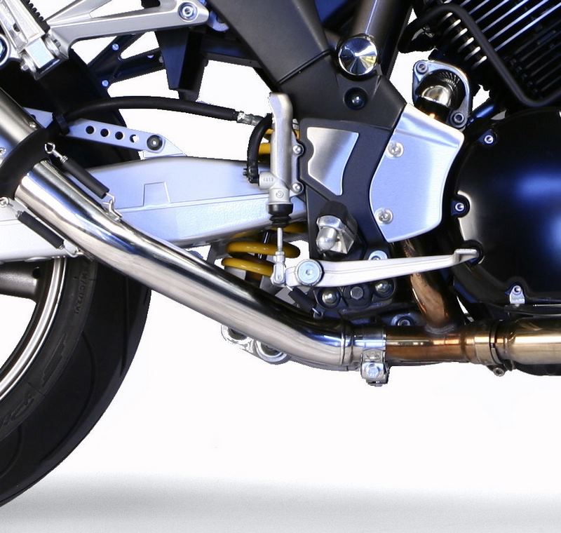 GPR Original For Yamaha Bt Bulldog 1100 2002/07 Pair Homologated Slip-On Exhaust Satinox  | Y.61.SAT