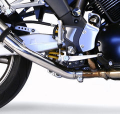 GPR Original For Yamaha Bt Bulldog 1100 2002/07 Pair Homologated Slip-On Exhaust Satinox  | Y.61.SAT