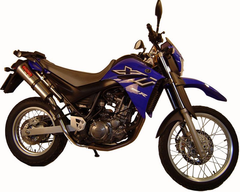 GPR Original For Yamaha Xt 660 X-R 2004/14 Pair Homologated Slip-On Catalized Gpe Ann.Titanium | Y.76.CAT.GPAN.TO