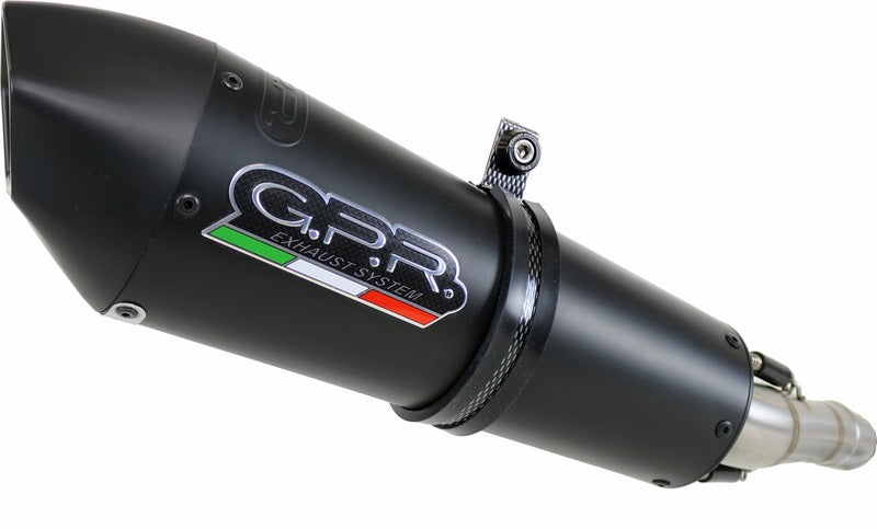 GPR HOMOLOGATED EURO 4 NOISE LEVEL SLIP-ON EXHAUST SYSTEM / MATCH CARB HOM FOR US MARKET | E4.Y.197.GPAN.BLT