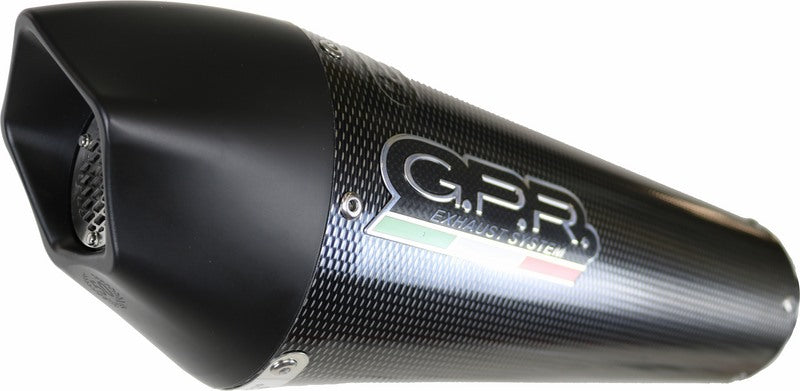 GPR HOMOLOGATED EURO 4 NOISE LEVEL SLIP-ON EXHAUST SYSTEM / MATCH CARB HOM FOR US MARKET | E4.Y.197.GPAN.PO