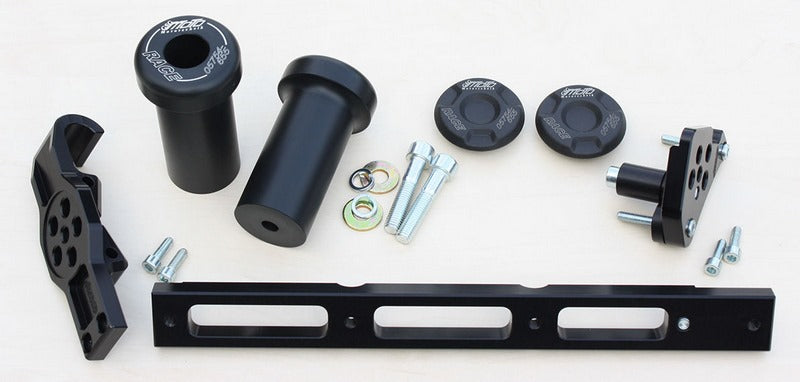 GSG MOTOTECHNIK Crash Pad set, Holding Plates Natural Aluminium for Benelli TNT 1130 / 1130 Sport | 105490-N1