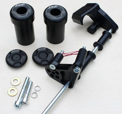 GSG MOTOTECHNIK Crash Pad set, Mounting Plates Black Anodized for Suzuki Bandit 650 / S (2007 -) | 10595490-S37-SH