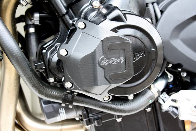 GSG MOTOTECHNIK Engine protection / alternator for Triumph Street Triple 675 / 675 R (2009-2012), from chassis number: 482182 | 122-122-70-T212L