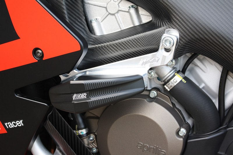 GSG MOTOTECHNIK Crash Pad set “Streetline” for Aprilia RSV4R ARPC + RSV4R ARPC Factory (2009 -) | 1505040-A19