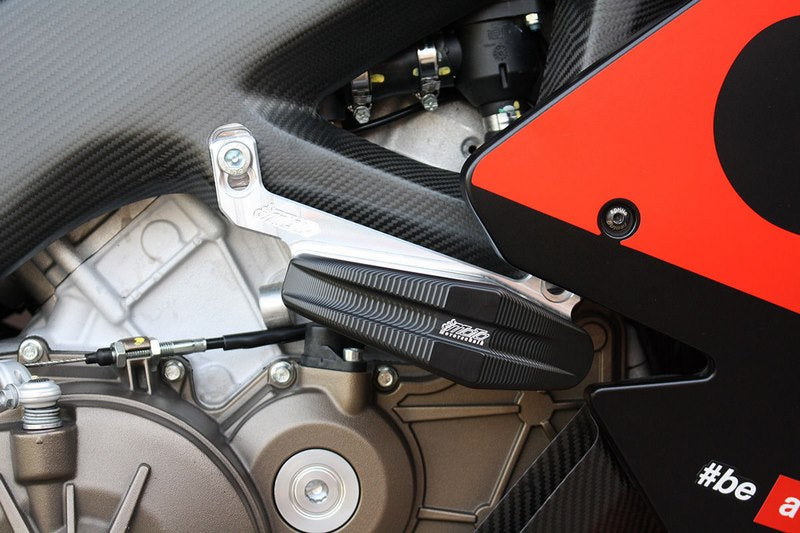 GSG MOTOTECHNIK Crash Pad set “Streetline” for Aprilia RSV4R ARPC + RSV4R ARPC Factory (2009 -) | 1505040-A19