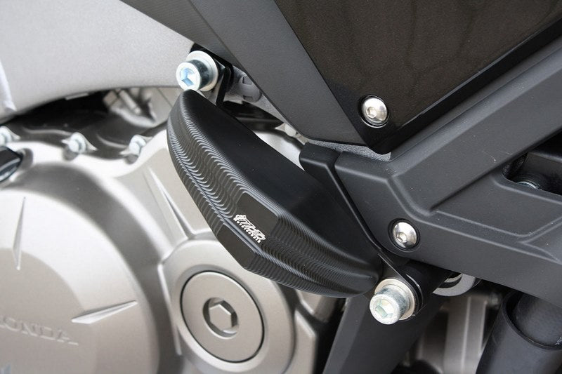 GSG MOTOTECHNIK Crash Pad set “Streetline” for Honda VFR 1200 Crosstourer (2012 -), manual transmission | 1505040-H44-SH