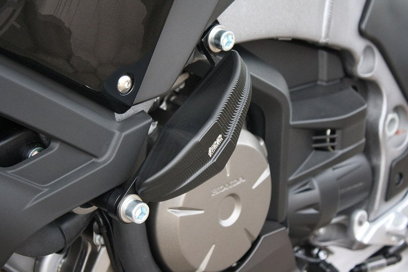 GSG MOTOTECHNIK Crash Pad set “Streetline” for Honda VFR 1200 Crosstourer (2012 -), automatic transmission | 1505040-H46-SH