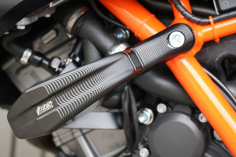 GSG MOTOTECHNIK Crash Pad set “Streetline” for KTM 1290 Super Duke GT (2016 -) | 1505040-KM9