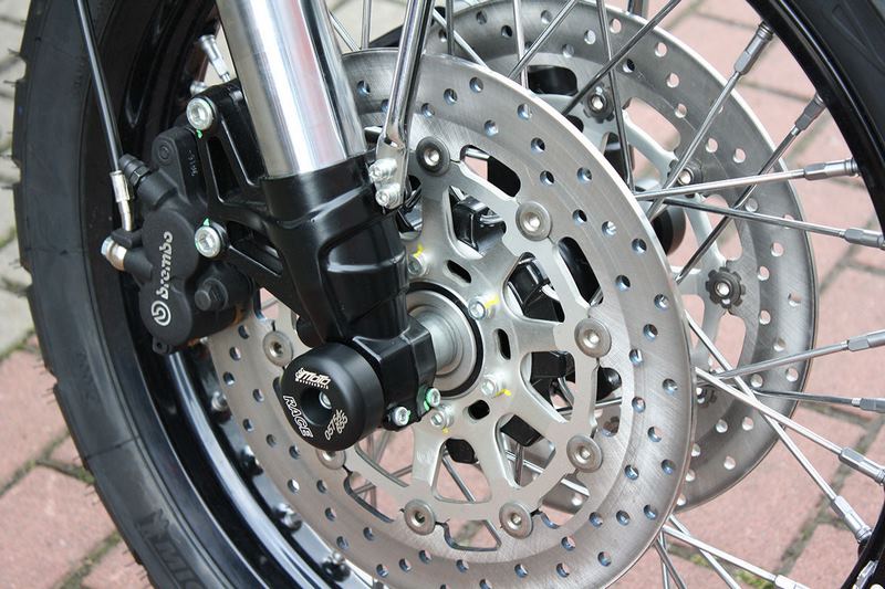 GSG MOTOTECHNIK Pad Set * front wheel * for Moto Morini 1200 Scrambler | 25-25-300