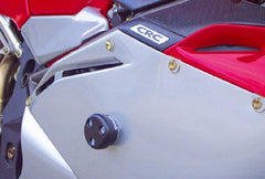 GSG MOTOTECHNIK Crash Pad set for MV-Agusta F4 750 (- 2009) | 30493-M1