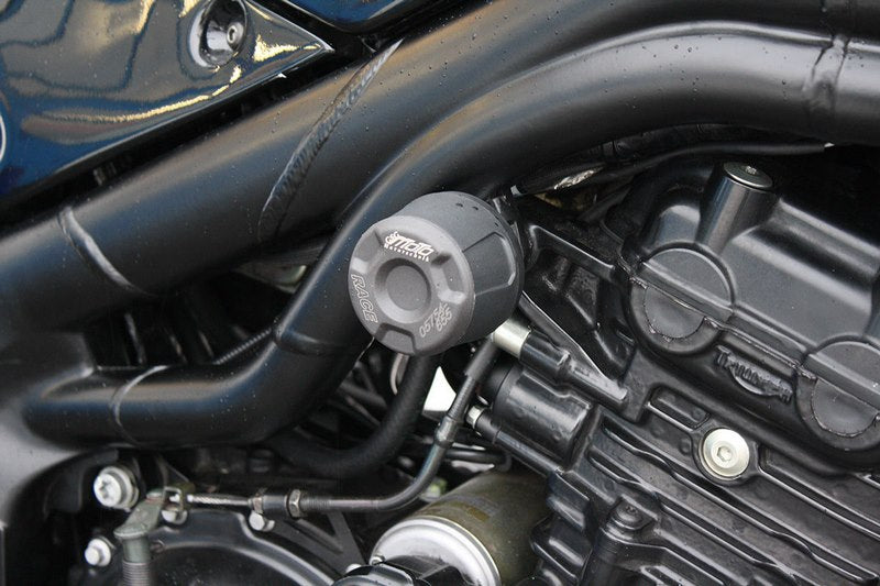 GSG MOTOTECHNIK Crash Pad set for Triumph Speed Triple T 509 (1997-2003), direct screw connection | 40495-T2-DS
